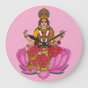 Göttin Siddhidatri Wanduhr