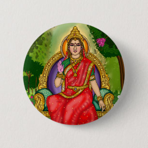 Göttin Sita Knopf Button