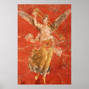 Göttin Victoria-Kunstposter Antikes Rom Pompeji Poster