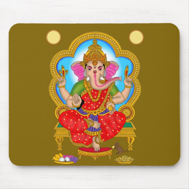Göttin Vinayaki-Mauspad Mousepad (Vorne)