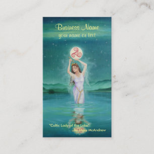 Göttin-Visitenkarte/keltische Dame von See Visitenkarte