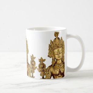 Göttin-Yoga-Tibet-Kunst-Frieden Taras Buddha Tasse
