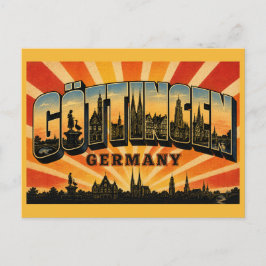 Göttingen Deutschland Gänseliesel Postkarte