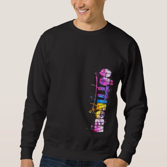 Göttingen Lettering Watercolor Göttingen Sweatshirt (Vorderseite)