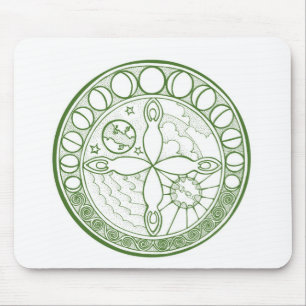 Göttinnen der Elemente Mousepad