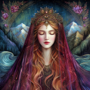 Göttinnen-Königin Fantasy-Kunstposter Poster