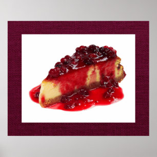 Göttlich dekadent Cheesecake Art Poster