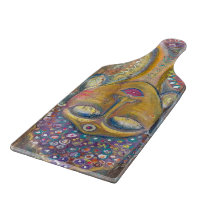 Göttlich Weiblicher Buddha Glas Schneidbrett