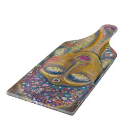 Göttlich Weiblicher Buddha Glas Schneidbrett Schneidebrett