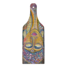 Göttlich Weiblicher Buddha Glas Schneidbrett