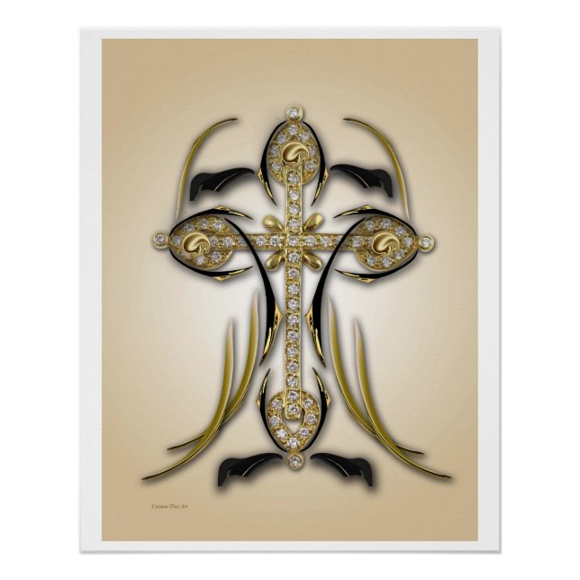 "Göttliche Anfrage", Glossy Poster (Vorderseite)