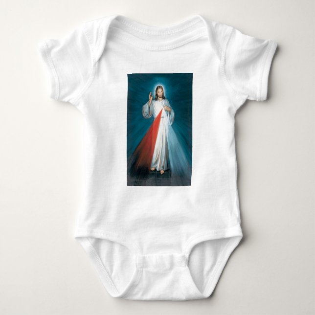 göttliche Barmherzigkeit Baby Strampler (Vorderseite)