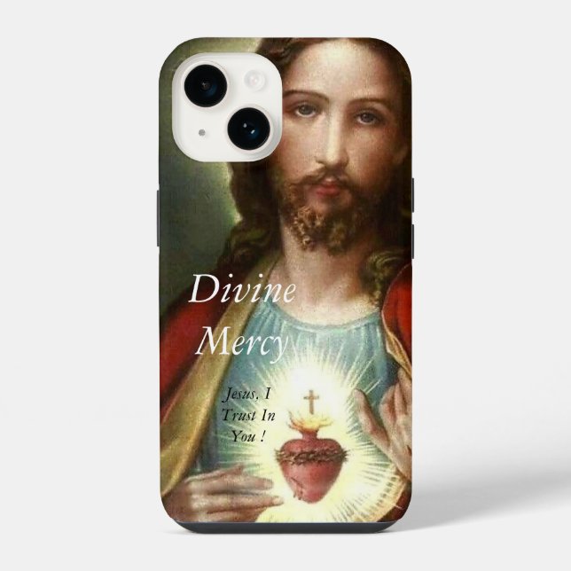 Göttliche Barmherzigkeit iPhone Hülle (Rückseite)