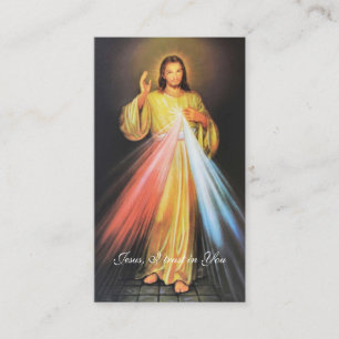 Göttliche Barmherzigkeit Jesu Kaplols katholische Visitenkarte