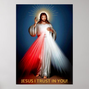 Göttliche Barmherzigkeit - Jesus, dem ich vertraue Poster