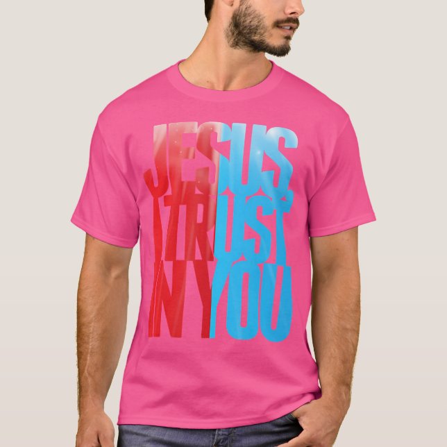 Göttliche Barmherzigkeit Jesus vertraue ich dir St T-Shirt (Vorderseite)