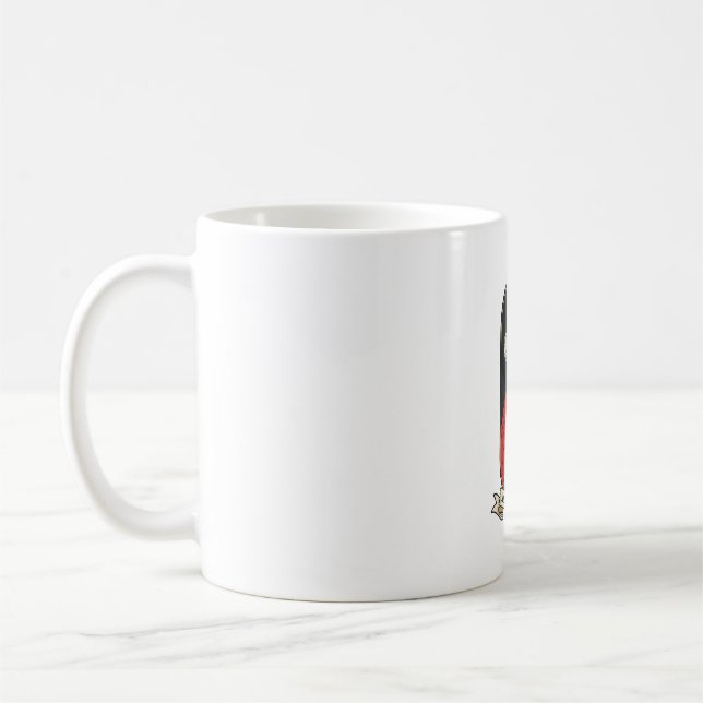Göttliche Barmherzigkeit Jesus Vintage Kaffeetasse (Links)