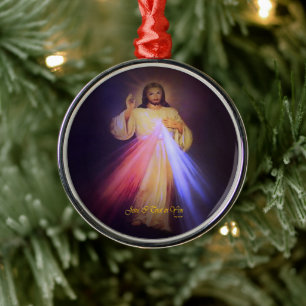 Göttliche Barmherzigkeit Ornament Aus Metall