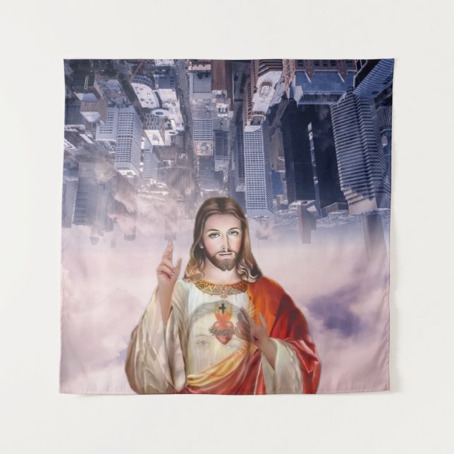 Göttliche Barmherzigkeit, St. Faustina, Jesus, dem Wandteppich (Vorderseite)