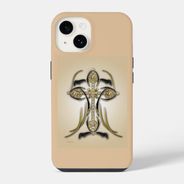 "Göttliche Bitte", Apple iPhone 14 Hülle (Rückseite)