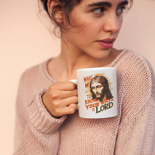 Göttliche Bitte: Lass mich deine Wege erkennen, He Kaffeetasse