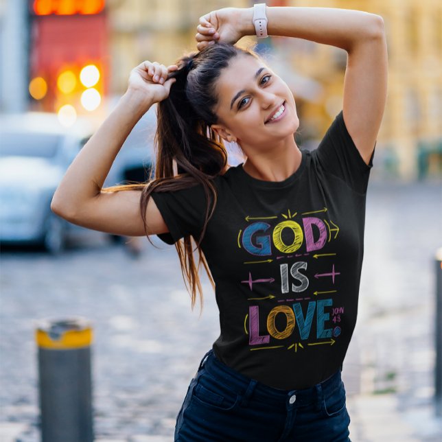 Göttliche Botschaft: Gott ist die Liebe T-Shirt (Von Creator hochgeladen)