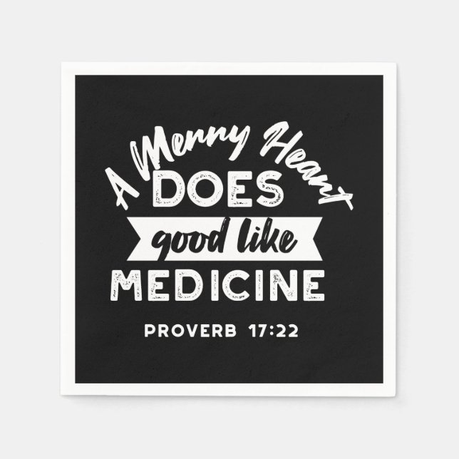 Göttliche Dankbarkeit - "Gott sei Dank für dieses  Serviette (Vorderseite)