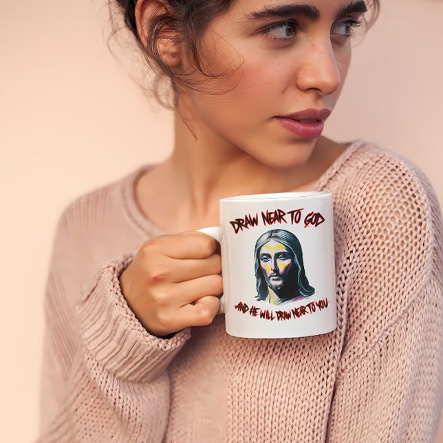 Göttliche Einladung: Zeichn in der Nähe Gottes Kaffeetasse (Von Creator hochgeladen)