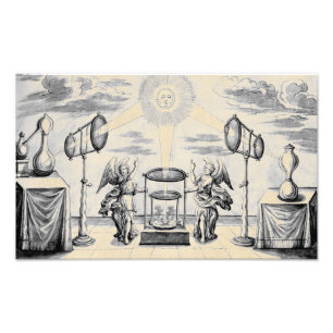 Göttliche Engel der Alchemie Fotodruck