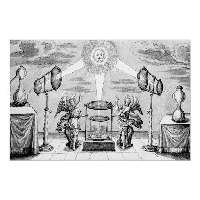 Göttliche Engel der Alchemie Poster (Vorderseite)