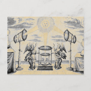 Göttliche Engel der Alchemie Postkarte
