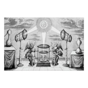Göttliche Engel von Alchimie Poster