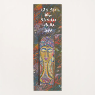 Göttliche feminine Buddha Originalkunst Yogamatte