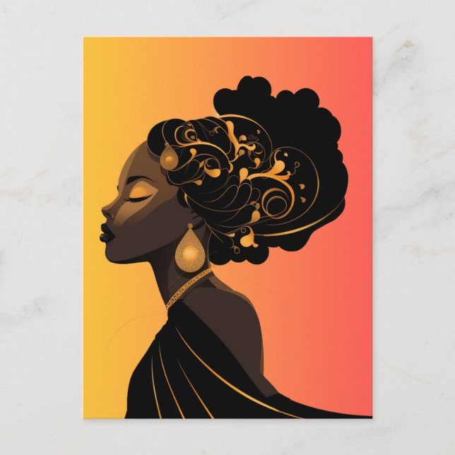 GÖTTLICHE FEMININITÄT #3 POSTKARTE (Vorderseite)