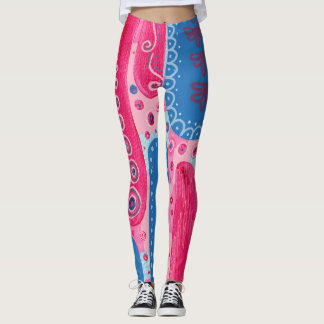 Göttliche Formen und Formen Original Abstrakte Kun Leggings