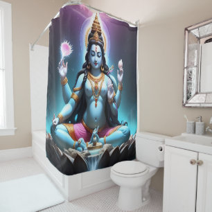 Göttliche Gegenwart: Ganesh Duschvorhang Design