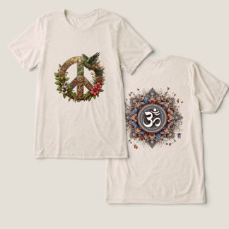 Göttliche Harmonie: Das ॐ-Mandala Tri-Blend Shirt