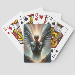Göttliche Heiligkeit: Engel im Canyon Landschaft Spielkarten