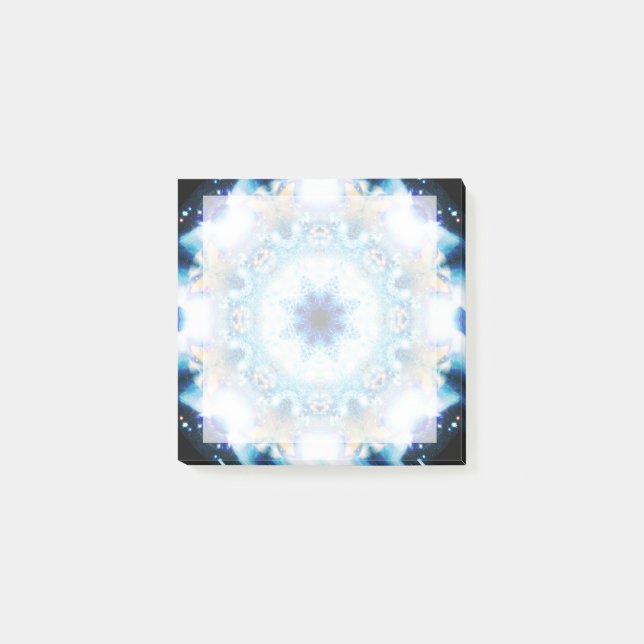 Göttliche helle Mandala Post-it Klebezettel (Vorderseite)