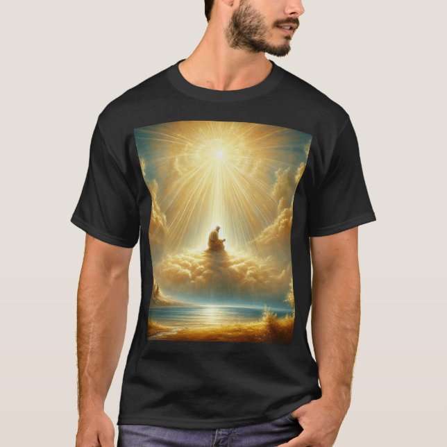 "Göttliche Inspiration: Kunst und Spiritualität" T-Shirt (Vorderseite)