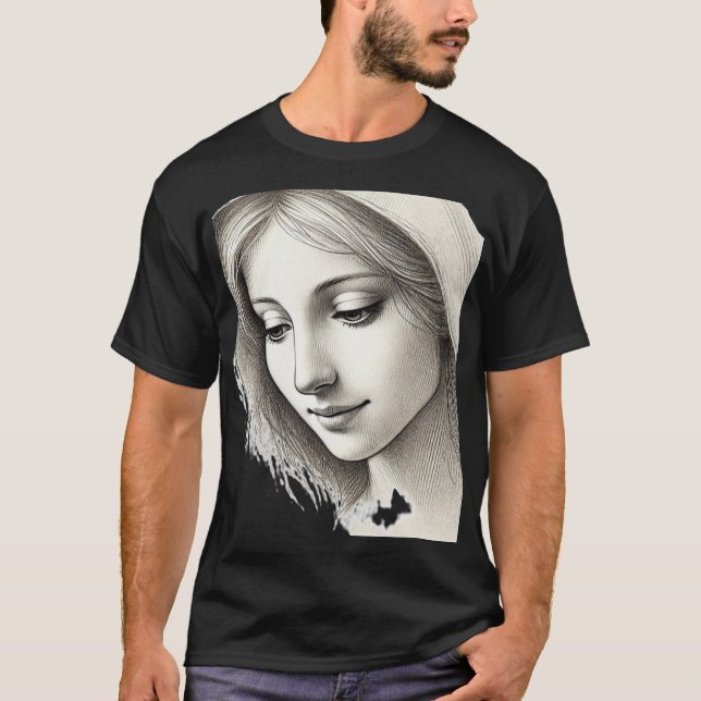"Göttliche Inspiration: Kunst und Spiritualität" T-Shirt (Vorderseite)