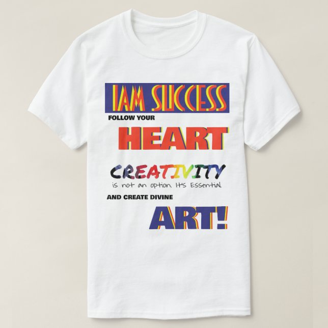 GÖTTLICHE KUNST T-Shirt (Design vorne)