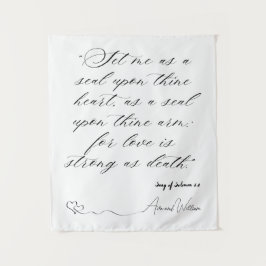 Göttliche Liebe: Hochzeitsband Wandteppich