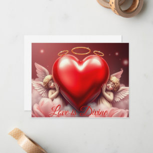 Göttliche Liebe Mitteilungskarte