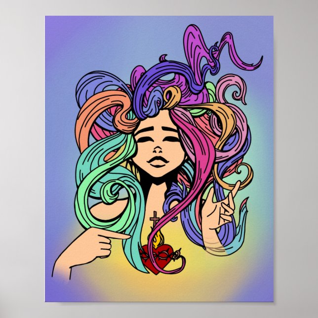 Göttliche Liebe Poster (Vorne)