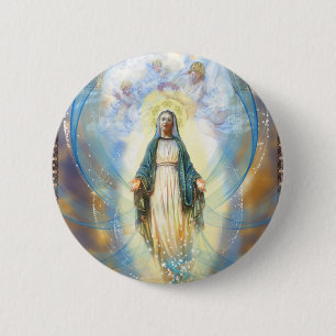 Göttliche Mutter Button