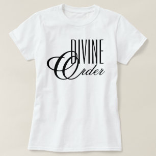 Göttliche Ordnung 90er minimalistisches Chic-Glaub T-Shirt