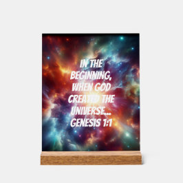 Göttliche Schöpfung Acrylschild