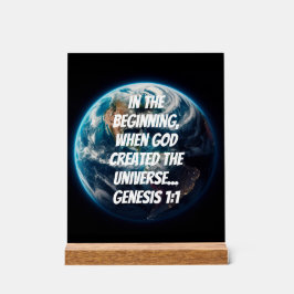 Göttliche Schöpfung Acrylschild