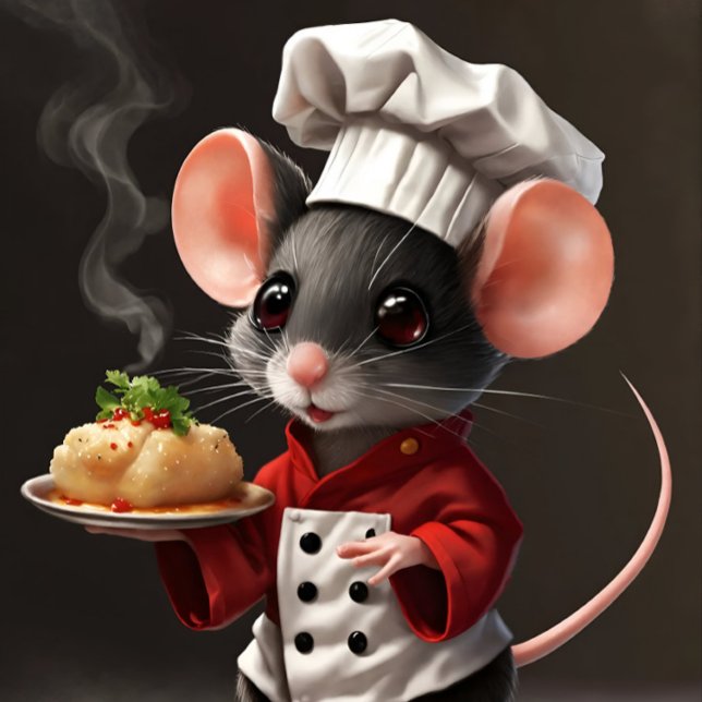 Göttliche Skulptur: Unisex T - Shirt (Chef Mouse Delights: Whisking Up Culinary Magic T-Shirt)